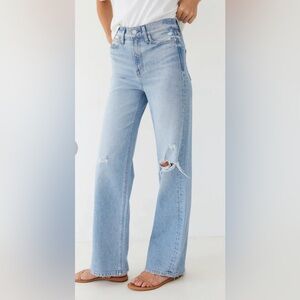 AYR Light Blue Straight Leg Jeans
